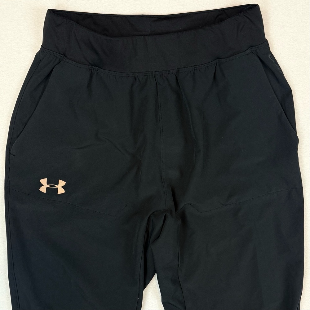 Under Armour HeatGear Storm Ankle Zip Black Fitted Training Pants Small - Picture 4 of 9